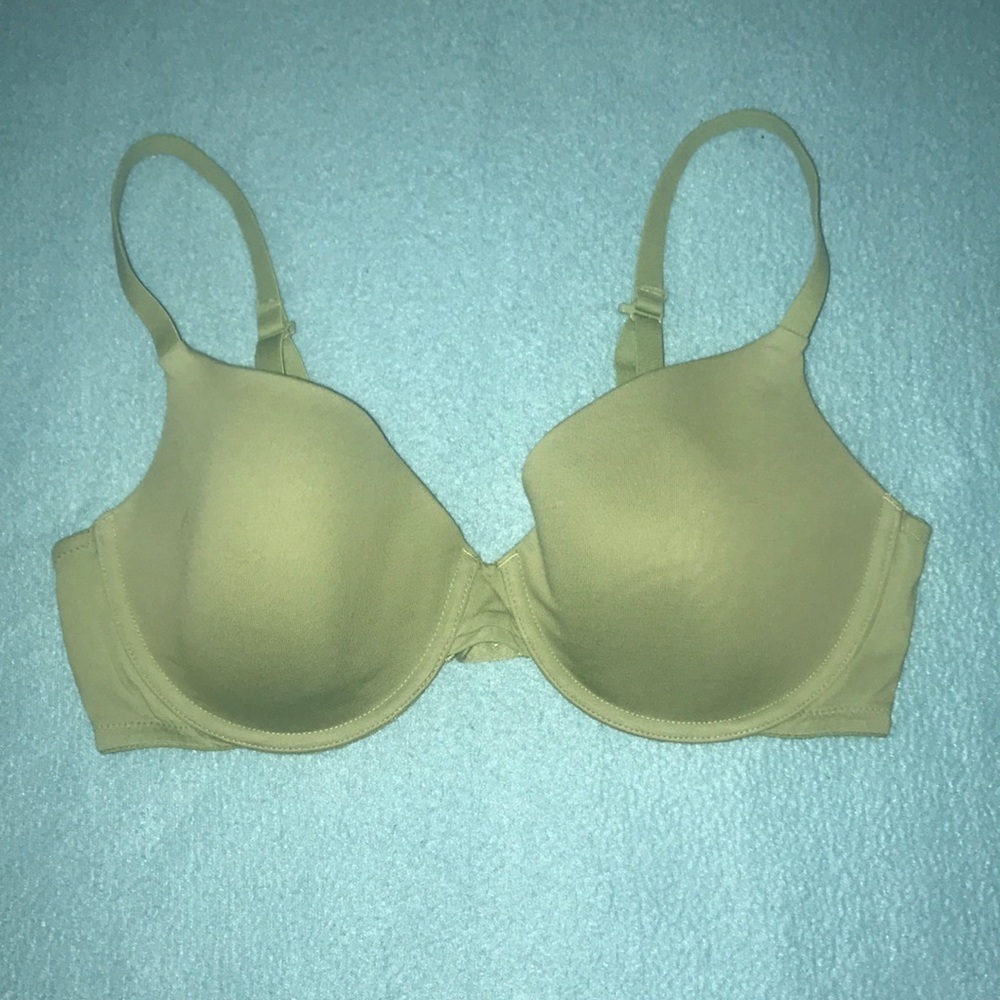 𝅺AUDEN The everyday underwire padded adjustable bra olive green size 36D